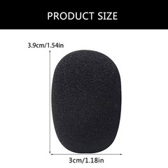 1/2/5pcs Filter Cover Windscreen Mic Foam Microphone Windshield Foam Cover