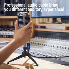 5FT / 1PACK 1/4 TRS to Dual XLR Cable 1/4 Inch 6.35mm TRS to XLR Dual Y-Split