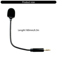 High Sensitivity Omnidirectional Boom Mic with Sponges Cover MIC Live Streaming