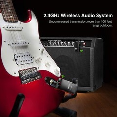 LEKATO Wireless Electric Guitar System Transmitter Receiver 2.4Ghz 5.8G UHF