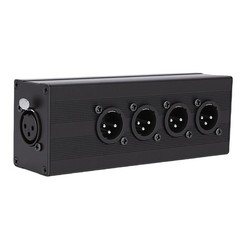 XLR 3 Pin Splitter Box With Robust Construction For PA System Easy To Use