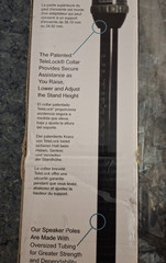 Ultimate Support SP-90B Telelock Speaker Pole #17681 SP-90 Black