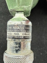 Vintage 1960’s Astatic DN-HZ High-Impedance Microphone, Ham, Harp Vintage GREEN