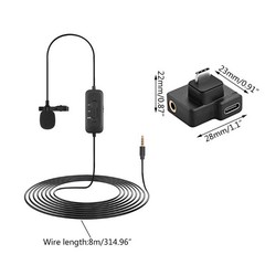 3.5mm AUX Video Record Omnidirectional Microphone for Phone DSLR Camera