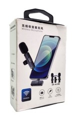 Black Precise Radio Wireless Microphone For iPhone, One Size, Reaches 20 Meters