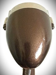 Vintage 1930’s Astatic Model A Brown Bullet Microphone, restored, works great!