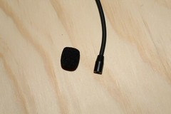 Black Double Earhook Headset Microphone for Sennheiser wireless Bodypack