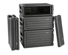 SKB Cases 1SKB-R6S 6U Shallow Roto Rack Steel Rails W/ 10.5-Inch Deep (1SKBr6S)