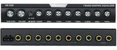 „Clarion EQS755 Car 7-Band Graphic Equalizer Audio Pre Amp High Level Speaker „