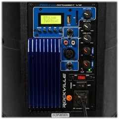 Rockville RPG8BT V2 400W 8″ Powered PA Speaker, Bluetooth 5.0, 8”, Black