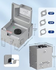 50 Amp RV Power Outlet Box 125/250V NEMA 14-50R 125/250V