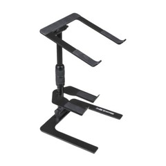 ProX T-LPS900BLK Black Ibis Folding DJ Studio Laptop Stand w Adjustable Tray