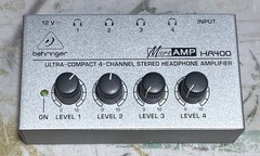 Behringer Microamp HA400 4 Channel Stereo Headphone Amplifier