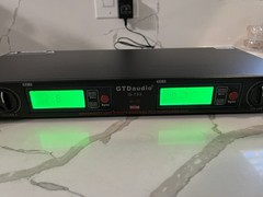 GTD audio G-733 Diversity UHF Wireless Microphone Receiver with power adapter!