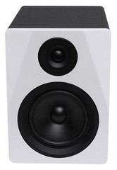 Rockville DPM5W 5.25″ 2-Way 150W White Active/Powered Studio Monitor Speaker