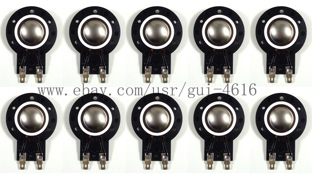 10*For Klipsch KG4, KG4.2, KG4.5, KG5.5 AFT Titanium Tweeter Diaphragm 1″ VCL