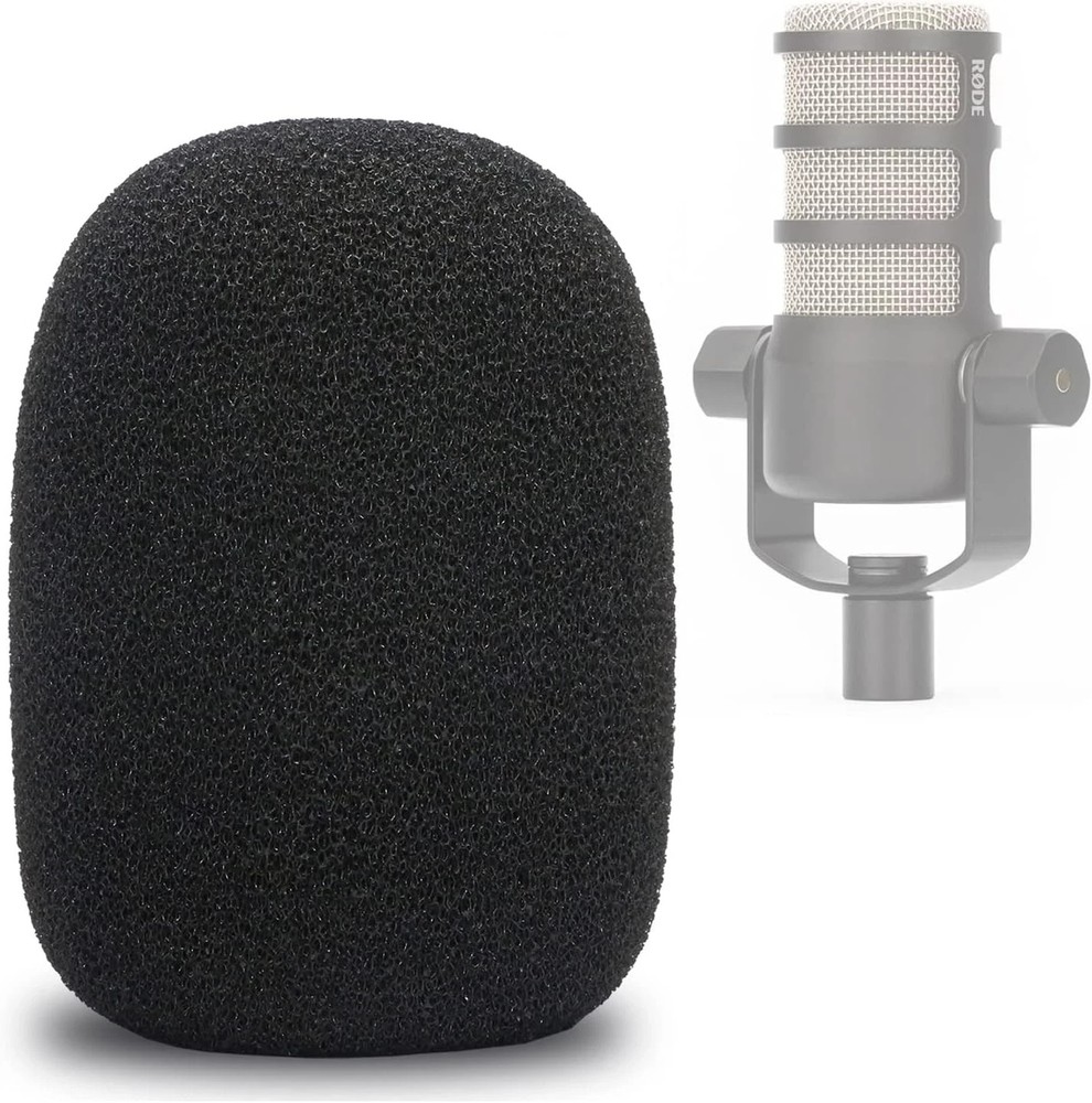 Podmic Pop Filter Foam Cover – Mic Windscreen Wind Cover Customized for Rode Pod