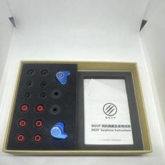 BGVP DMS Hi-Res Audio Hybrid Drivers In-Ear Monitors Blue with Accessories