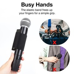 Hand Microphone Elastic Sleeve for Sony voice recorder, Elastic Sleeve Access…