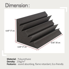 12 Pack Bass Traps and 4 Pack Corner Acoustic Cubes