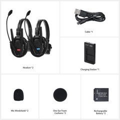 SYNCO XTalk XPro2 X2 1640ft Full-Duplex 2.4GHZ Wireless Intercom Headset System