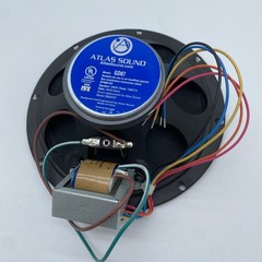 Atlas Sound GD87W 8″ In-Ceiling Coaxial Speaker Assembly T7/8W 70.7V Transformer