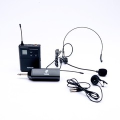Tonor Wireless Microphone System 2-PK Headset Mic/Lavalier Lapel Mic TW621/TW632