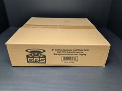 GRS 8″ Ceiling Speaker 70V Transformer White Grill Background Music New