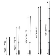 Mic Boom Arm Aluminum 5-Section With Soft Foam Handle (Portable)