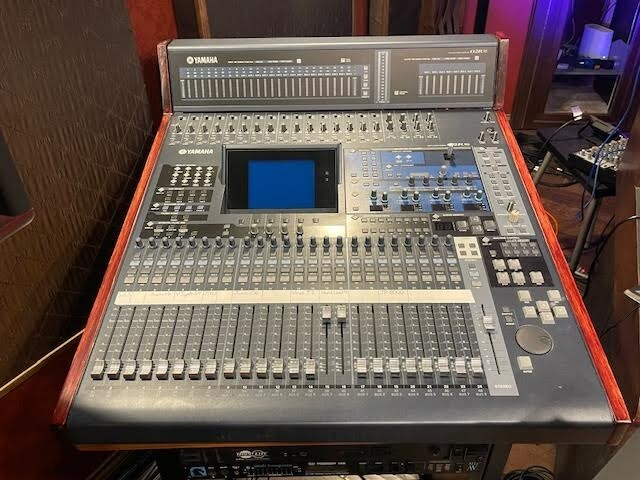 Yamaha 02R96 Digital Mixing Console, O2R96 Meter Bridge, 8 channel adat card