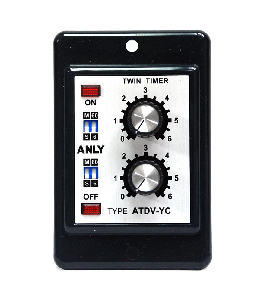1pc Industrial Twin Timer ATDV-YC 6S 60S 6M 60M DC24V 24V ANLY Taiwan