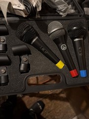 Lot of 3 Behringer XM1800S Dynamic Wired Professional Microphone