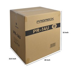 PRORECK Rack Case With Slant Mixer Top, 20“ Depth, Plywood for DJ