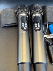 2 Hotec Wireless Microphones Dual Uhc