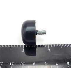 1″ Round Threaded Stud Bumper Feet 10-24 Screw Equipment Foot Spacer Leveler