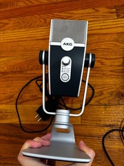 AKG Podcaster Essentials Kit ($310 VALUE!): Lyra USB Microphone and K371 Headset