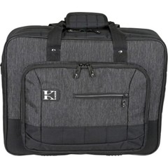Kaces KB1714 Luxe Series Charcoal/Black Keyboard/Gear Bag (17.5 x 14 x 4)