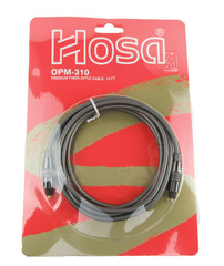 Hosa OPM-310, 10ft (3m) Fiber Optic Cable – New Old Stock, Free Shipping