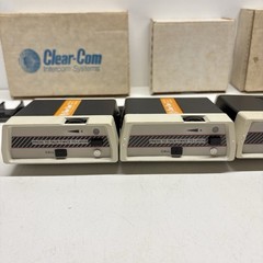 Clear-Com RS-501 Single-Channel Intercom Beltpack Made in USA – LOT OF 4