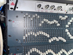 Ashly GQX-3102 Stereo 31-Band Graphic Equalizer with 45mm Faders