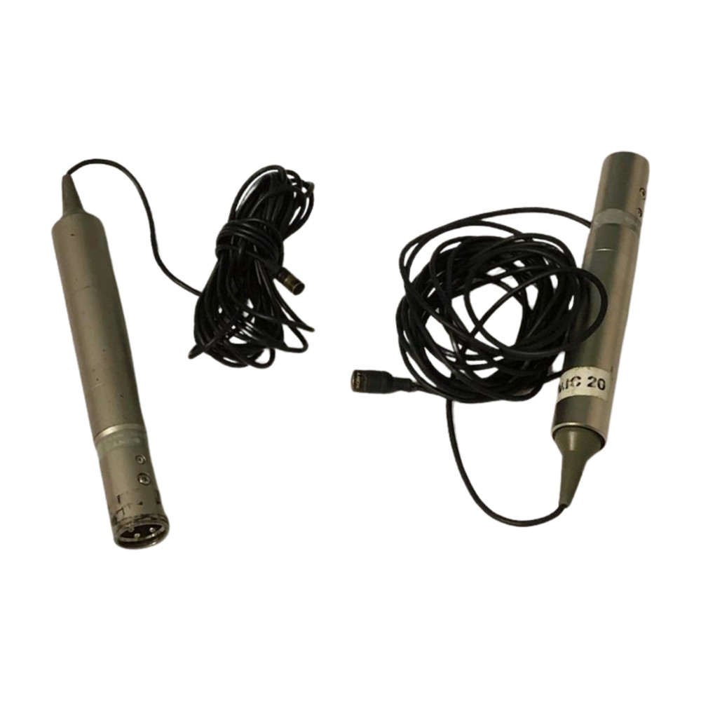 lot of 2 Sony ECM-77B,44B Electret Condenser Omnidirectional Lavalier Microphone