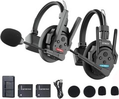 SYNCO XTalk XPro X2 X5 X9 2.4G Wireless Intercom System Headset Full-Duplex 500m