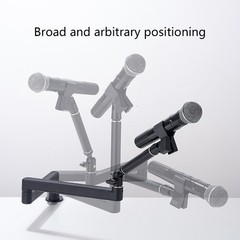 Cantilever Boom Microphone Stand Clamp Compatible for Various Microphone Models