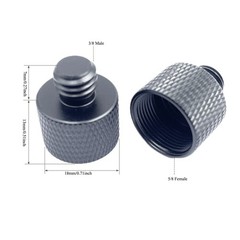 4 PCS Mic Stand Thread Screw Adapter 5/8 3/8 1/4 Inch Male Female Tripod