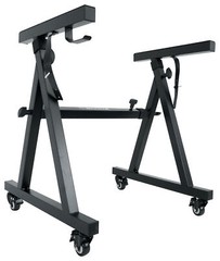 Rockville Z40W Z-Style Keyboard Stand+Wheels+Bag Fits Yamaha CP300