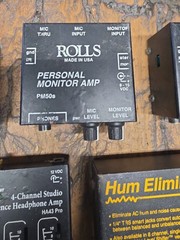 Audio-technica, Rolls PM50s Personal Monitor Amp – Headphone Amp, Hum Eliminator
