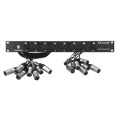 PRORECK 8-Channels XLR TRS Combo Circuit Board Splitter Snake Cable 3ft x 10ft