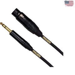 6ft XLR Balanced Quad Patch Cable with Gold-Plated Connectors for Superior Audio