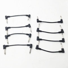 Pack of 8 Guitar Patch Cable 1/4″ Patch Cables For Effect Pedal US Fast Shipping