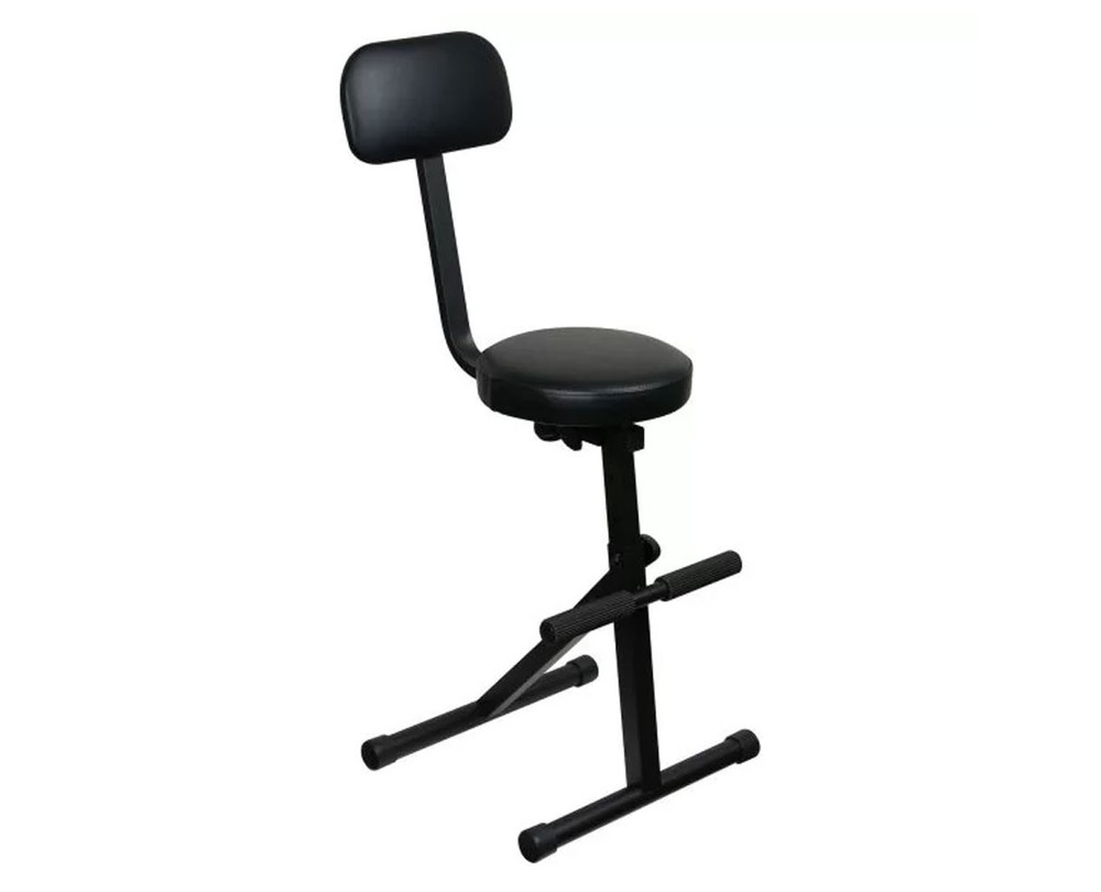 Odyssey DJCHAIR Height Adjustable Chair for DJ (Black) PROAUDIOSTAR
